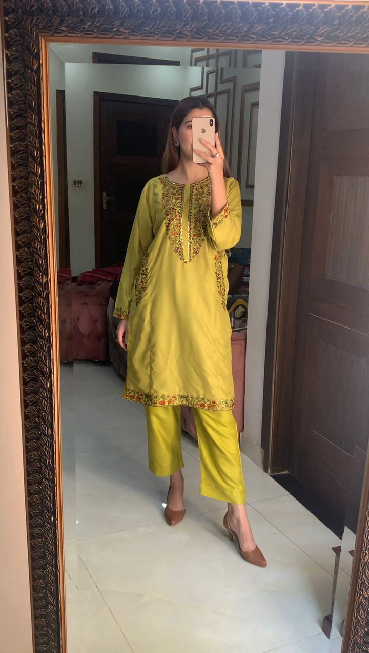 Pocket embroidered 2pcs - Zenat