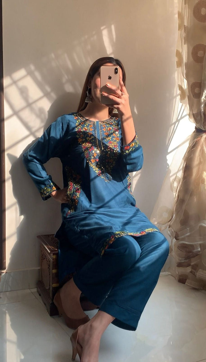 Pocket embroidered 2pcs - Zenat