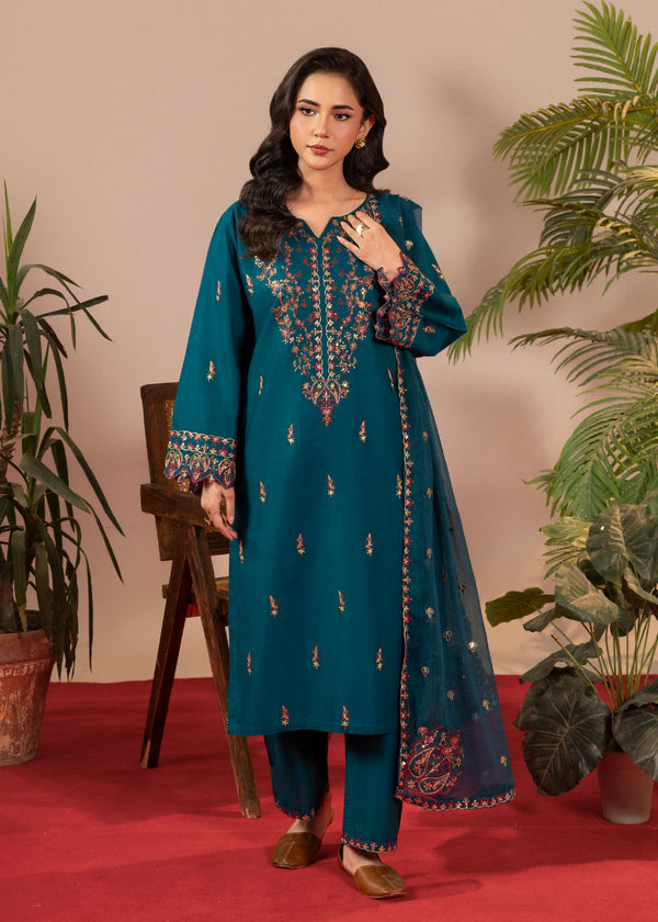 Parsa Embroidered 3Pc