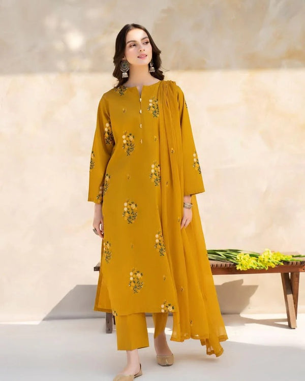 Myra Embroidered 3pc